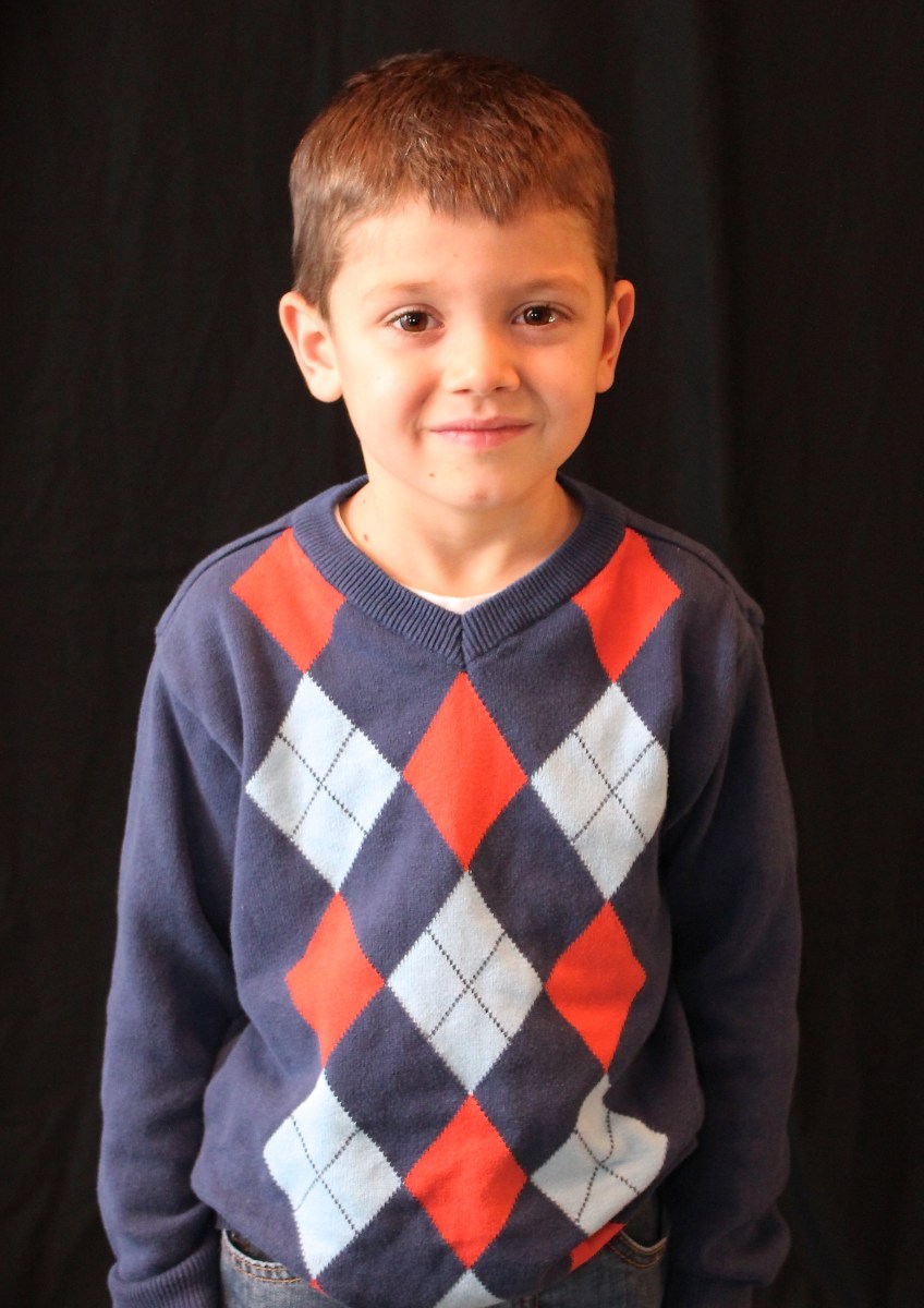 Cowboy- Number 3; 6 years old and working at 1st grade level